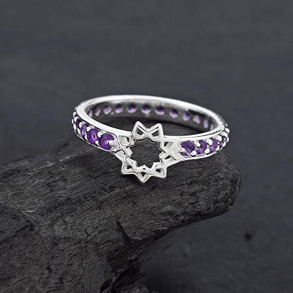 Ravishing Impressions Sterling Silver Star Statement Ring Dainty