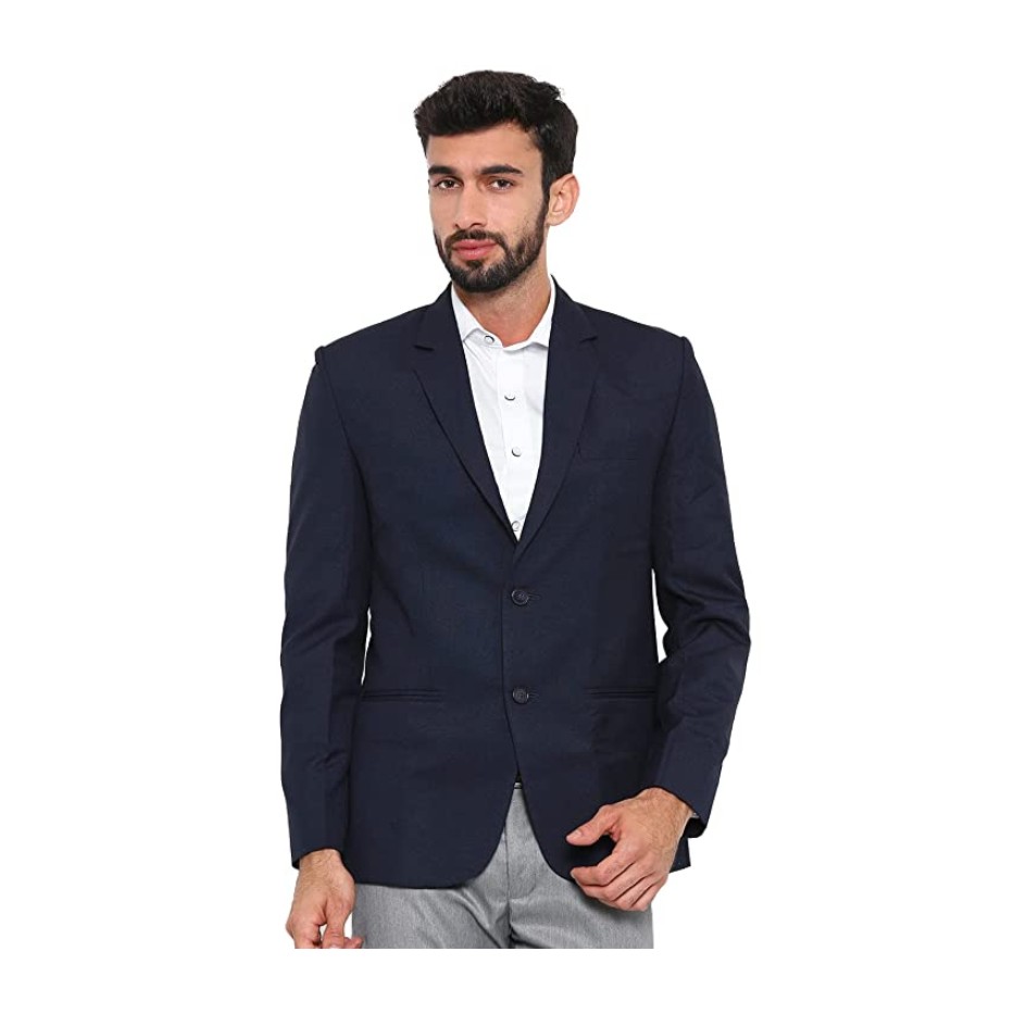 Shaftesbury London Mens Slim Fit Formal Blazer - Bl1black