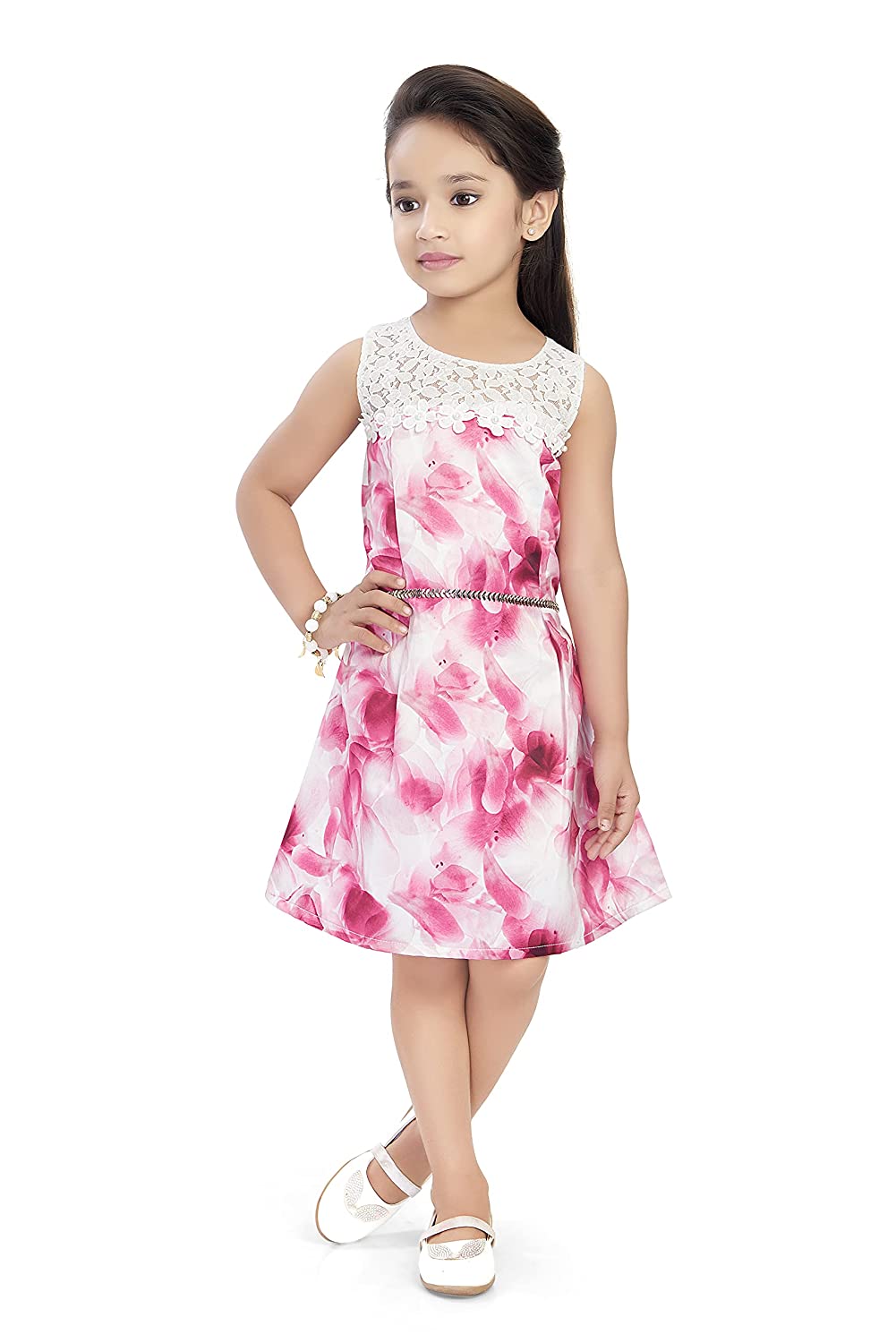Pink Knee Length Blush Pink Childrens Dress With Applique Lace And Beading  For Weeding, Formal Pageants, And Special Occasions From Huifangzou, $93.12  | DHgate.Com