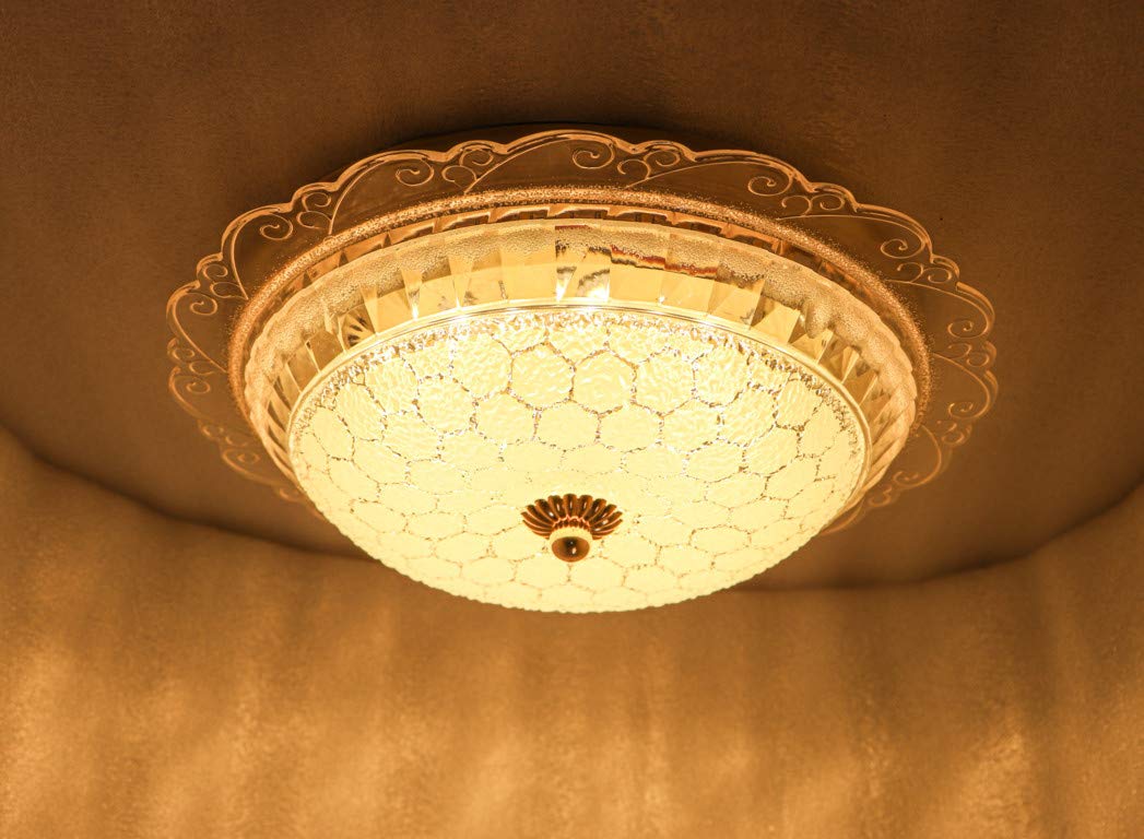 swanart 12-Watts Chandelier Light Flush Mounting LED Bulb, Round (Multicolour, Pack of 1)