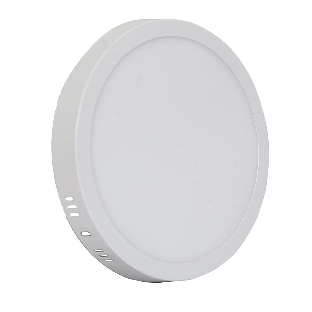 D'Mak LED Round Ceiling Surface Panel Light (White, 22 Watts)