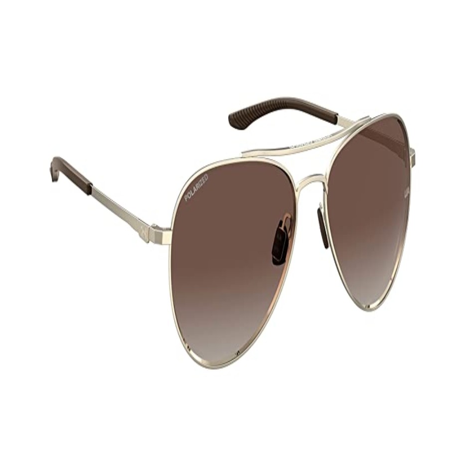 Under Armour UA 0007/G/S Versatile Pilot | For Men And Women Fullrim Gold Brown Brown Shaded Polarized Sunglasses