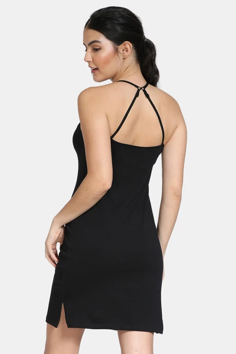 Buy Franato Women Seamless Full Slip Long Spaghetti Strap Basic Camisole  Slip Dress Online at desertcartINDIA