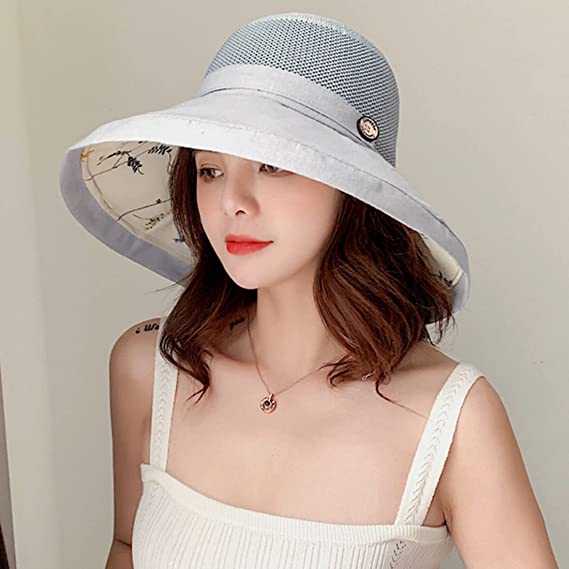 PALAY® UV Protect Sun Wide Brim Hats for Women, Summer Breathable ...