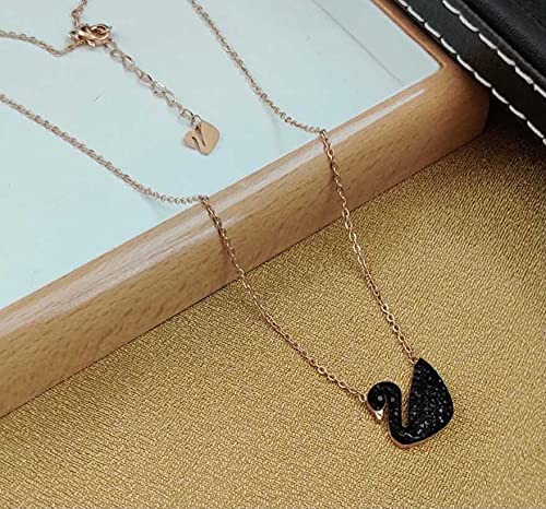 Brado Jewellery Multi Wearing Heart Necklace 4 Heart Magnetic Rose Gold  Necklace Pendant Heart Toggle Necklace Diamond Women/Girls Accessories