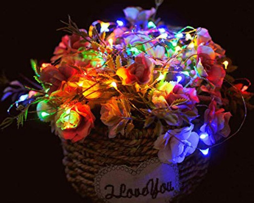 Multicoloured 8 Modes LED String Lights
