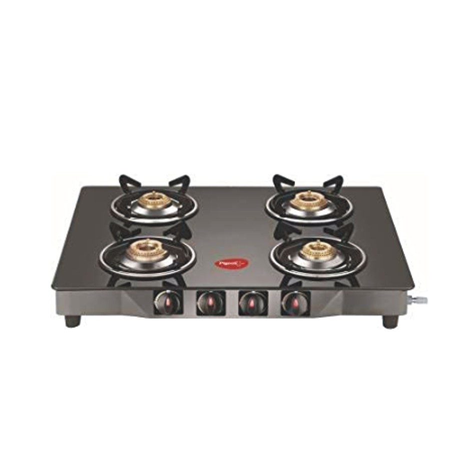 Pigeon Glass, Stainless Steel Manual Gas Stove (2 Burners)