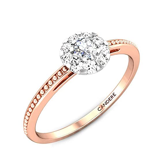 Candere by Kalyan Jewellers Cubic Zirconia Ring for Women