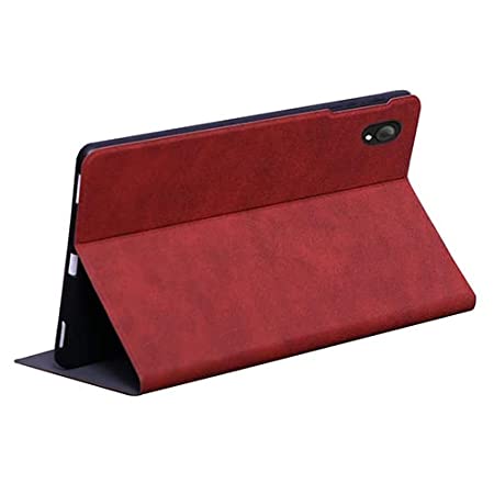 ProElite Deer Flip case Cover for Lenovo Tab M10 FHD Plus 10.3" X606V / TB-X606F / TB-X606X , Wine Red