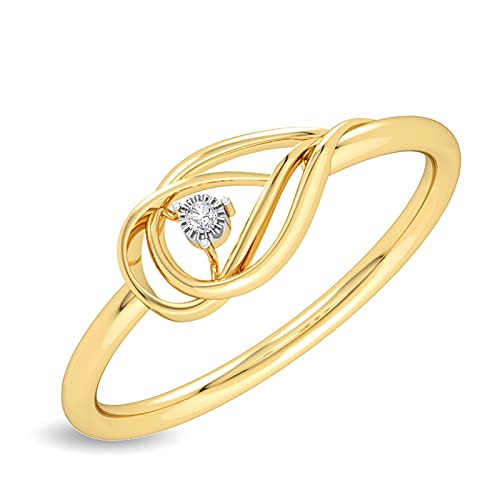 Kisna Real Diamond Jewellery Gold Diamond Ring for Women