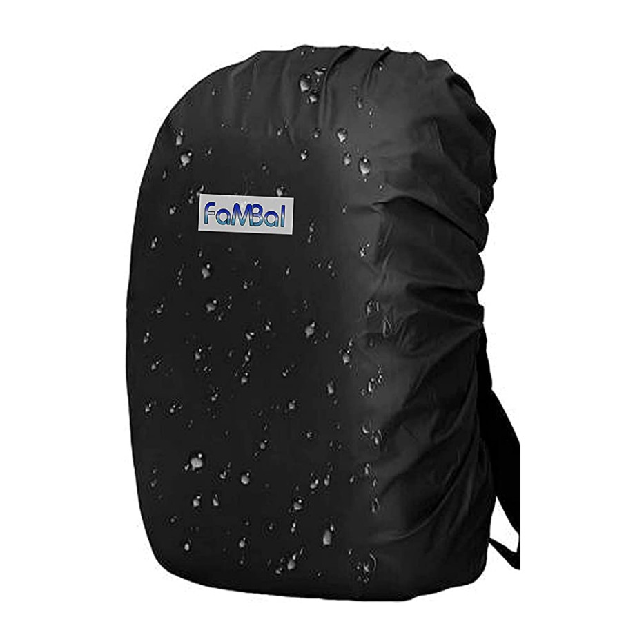 Fambal Waterproof/Dustproof Rain Backpack Cover with Anti Slip Adjustable Strap Durable