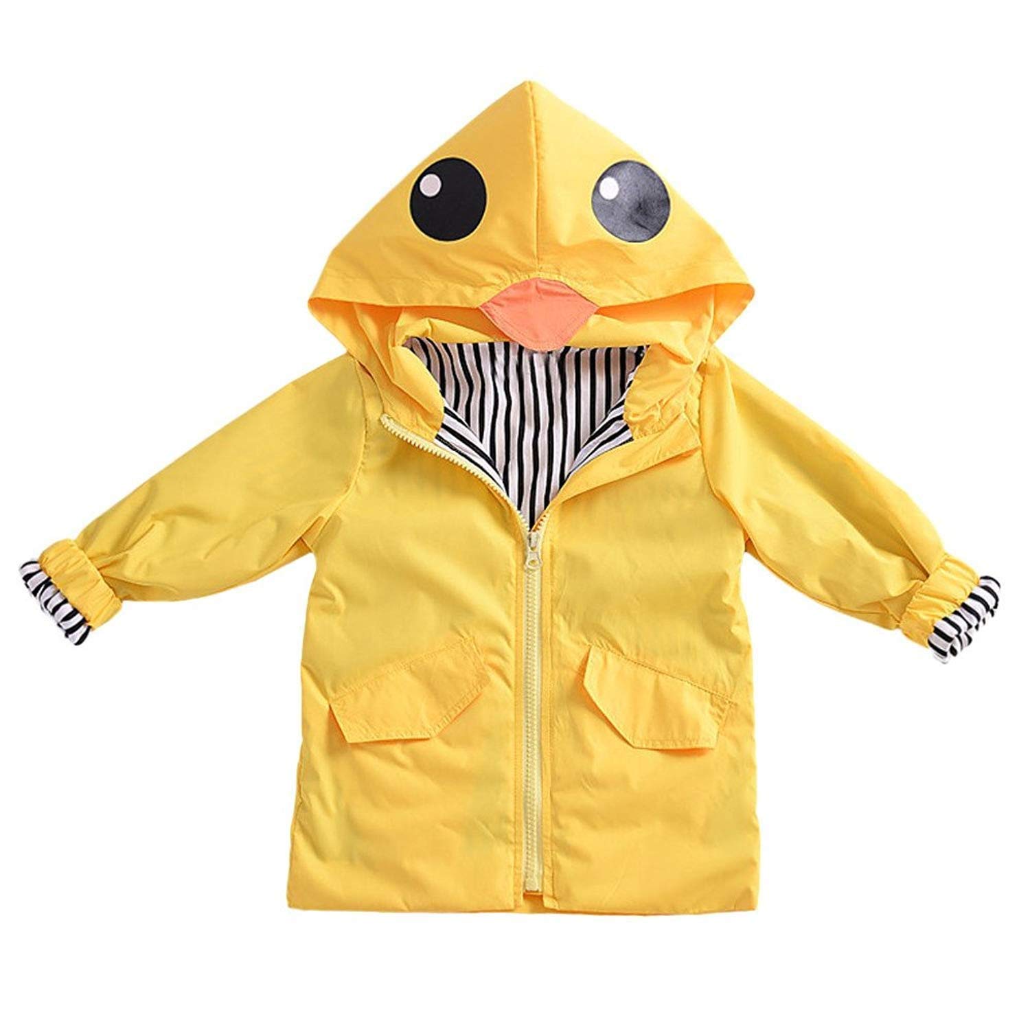 C&M Wodro Kids Boy Girl Animal Raincoat Cute Jacket Hooded Outwear Baby ...